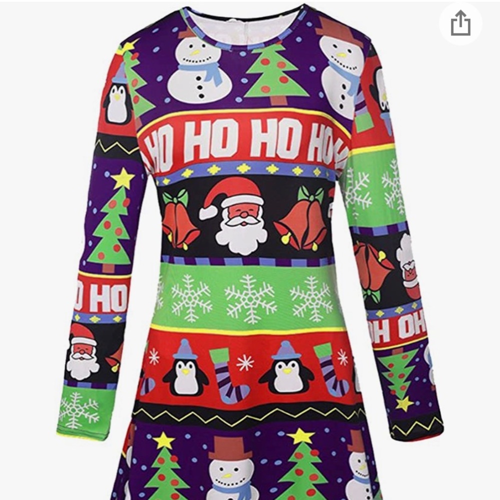 Long Sleeve Christmas Dress NWOT
